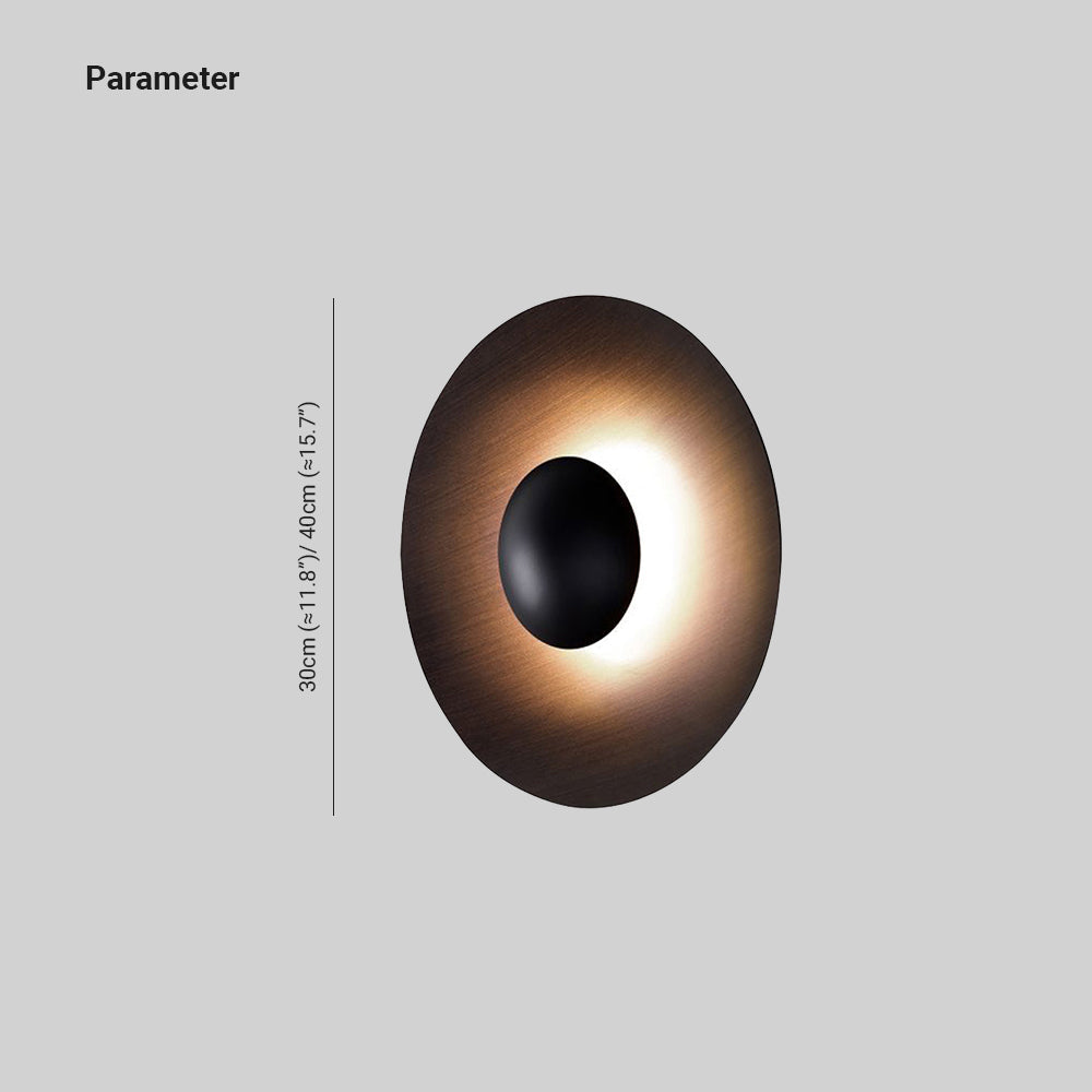 IP65 Black White Two Tone Outdoor Metal Round Light