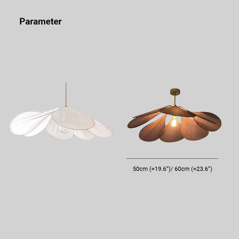 Warm Fabric Shade Pendant Light Ritta