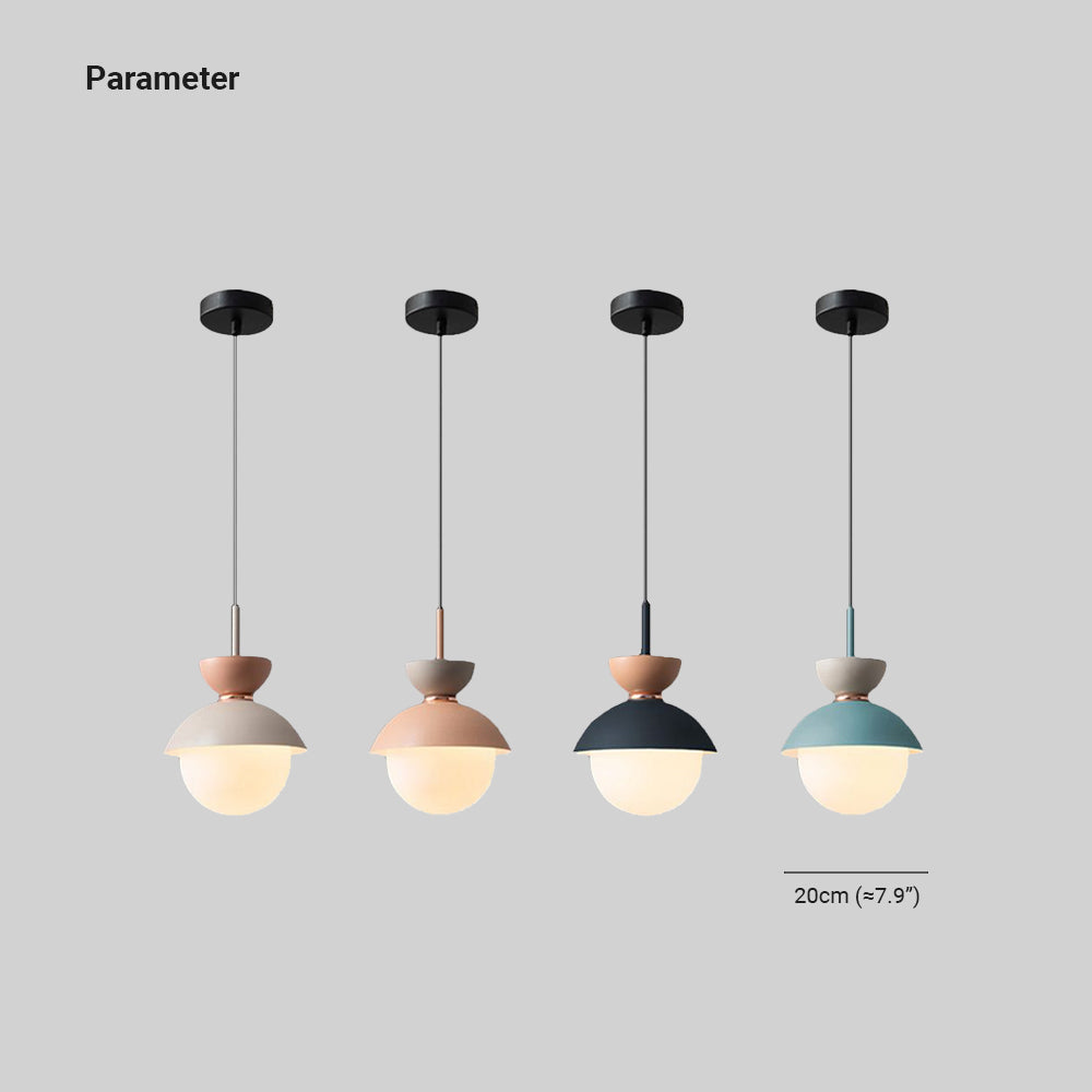 Pendant Light Nordic Globe With Soft Ambient Glow