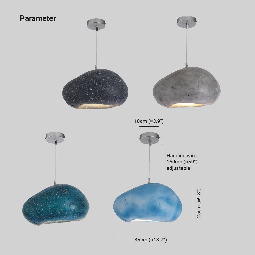Soft Ambient Glow Bread Shape Pendant Light