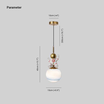 Dual Astronaut Styles Pendant Light By Arisha