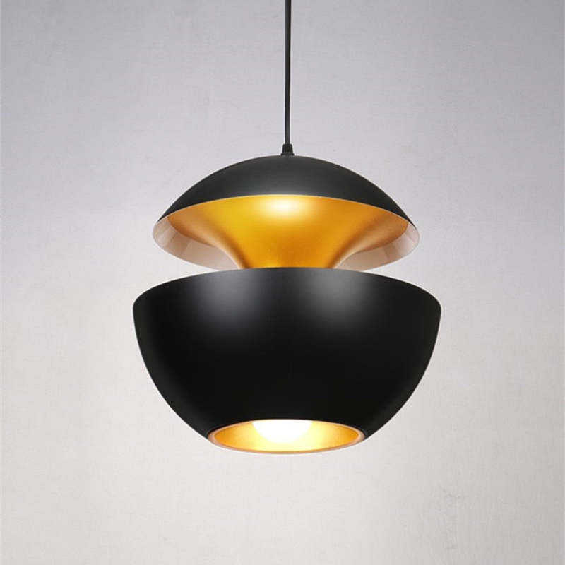 Black White Finish Modern Pendant Light Arisha