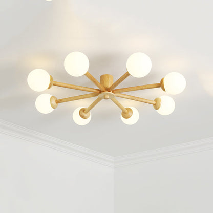 LED Ceiling Light With E27 Base NovaGlow Six Or Eight Head