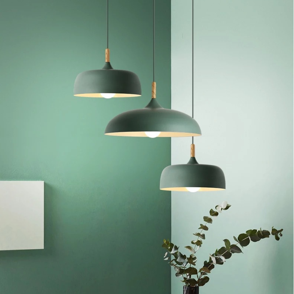 Dining Room Modern Dome Pendant Light With Soft Glow