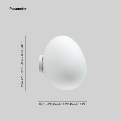 White Finish Geometric Glass Vanity Wall Light