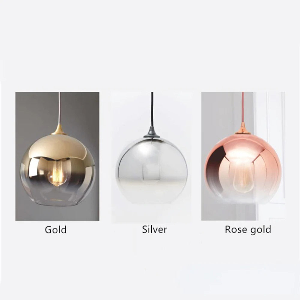 Gentle Gradient Glow Frosted Balloon Pendant Light