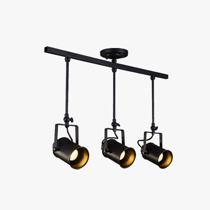 Adjustable Elegant Semi Flush Black Ceiling Light