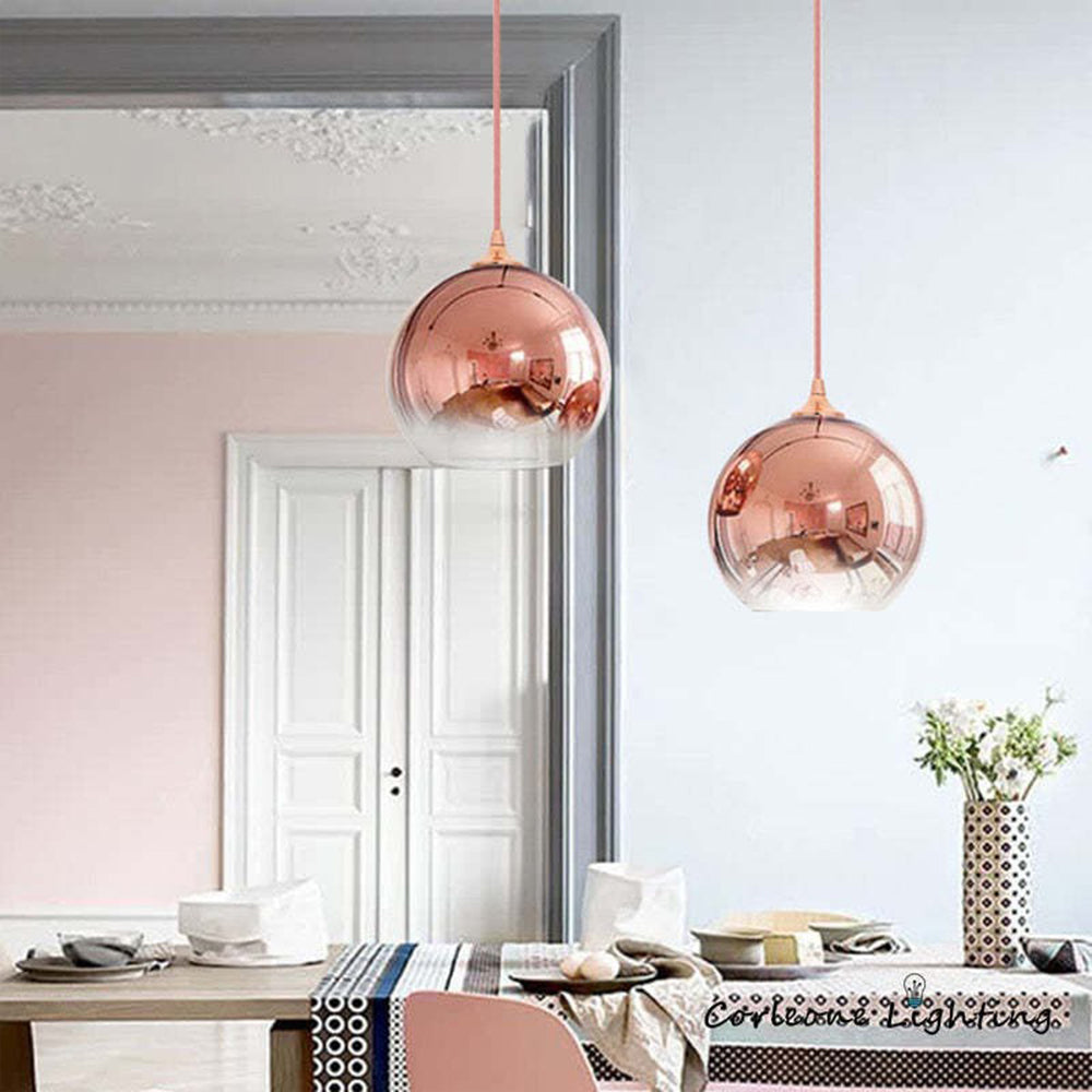 Gentle Gradient Glow Frosted Balloon Pendant Light