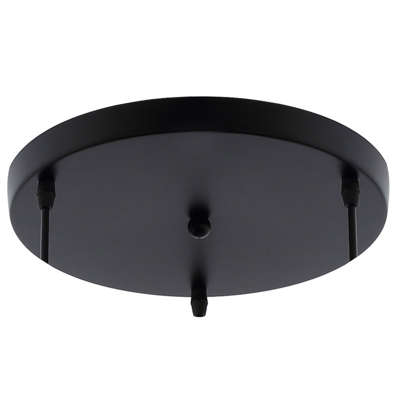 Warm Ambient Glow Bread Shaped Glass Pendant Light
