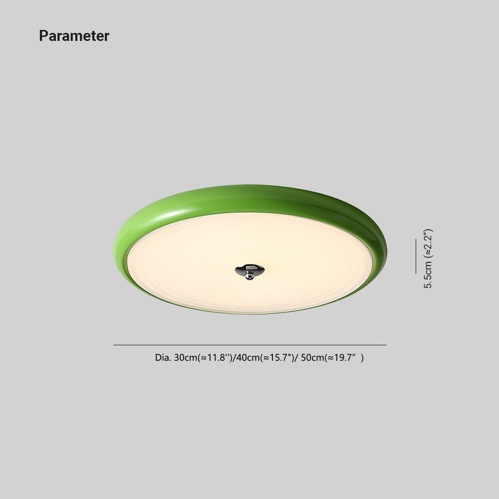 Modern LED Metal Flush Mount Ceiling Light For Living Rooms NovaLine