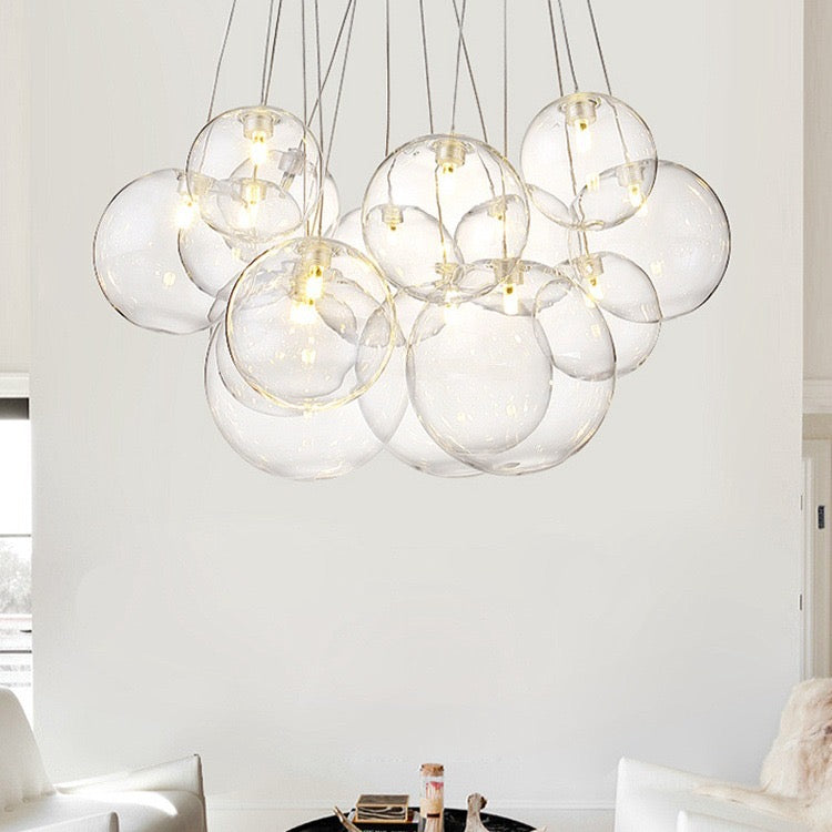 Pendant Light For Ambient LED Glow Glass Globe