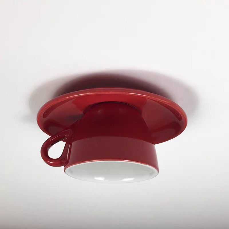 Bedroom And Living Rooms Flush Ceramic Ceiling Light Luna