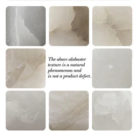 Integrated LED Pendant Alabaster Lamp With