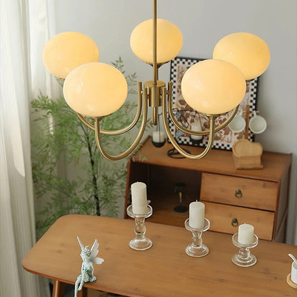 Deco Art Aurora Pendant Globe Lamp With Glow Warm