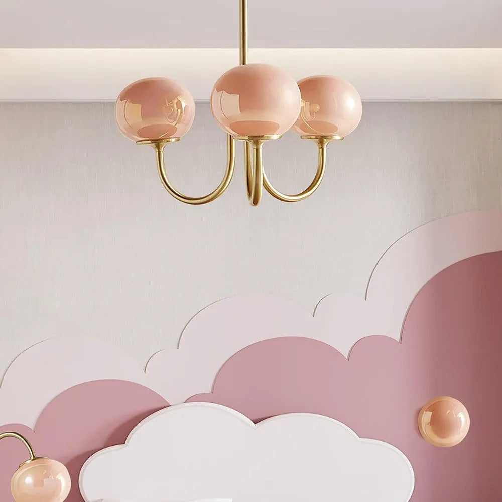 Deco Art Aurora Pendant Globe Lamp With Glow Warm