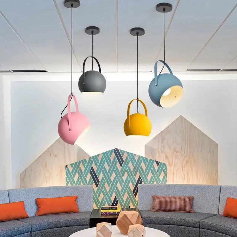 Ambient Bedroom Glow Spherical Art Deco Pendant Light