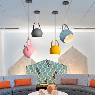 Ambient Bedroom Glow Spherical Art Deco Pendant Light
