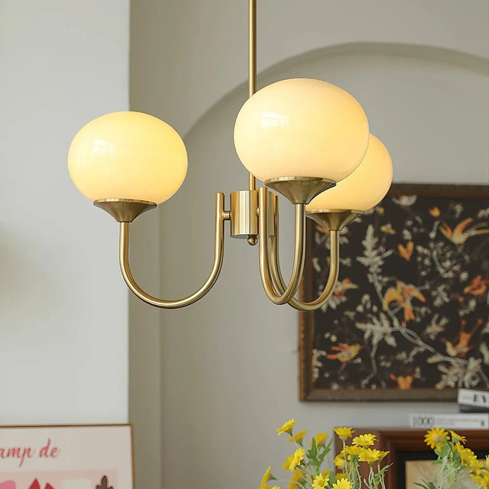 Deco Art Aurora Pendant Globe Lamp With Glow Warm