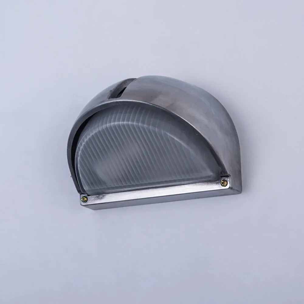 Metal And Glass Premium Geometric Outdoor Wall Light