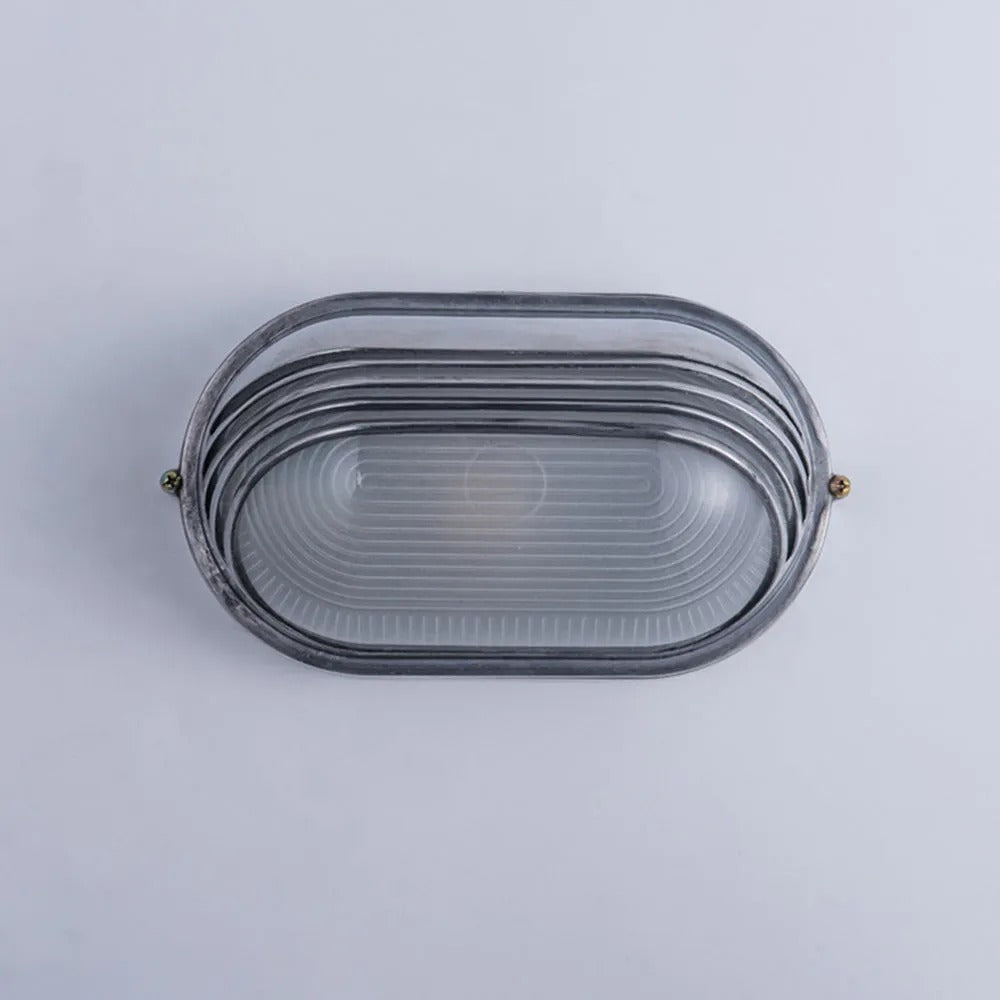 Metal And Glass Premium Geometric Outdoor Wall Light