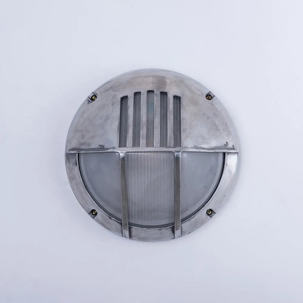 Metal And Glass Premium Geometric Outdoor Wall Light