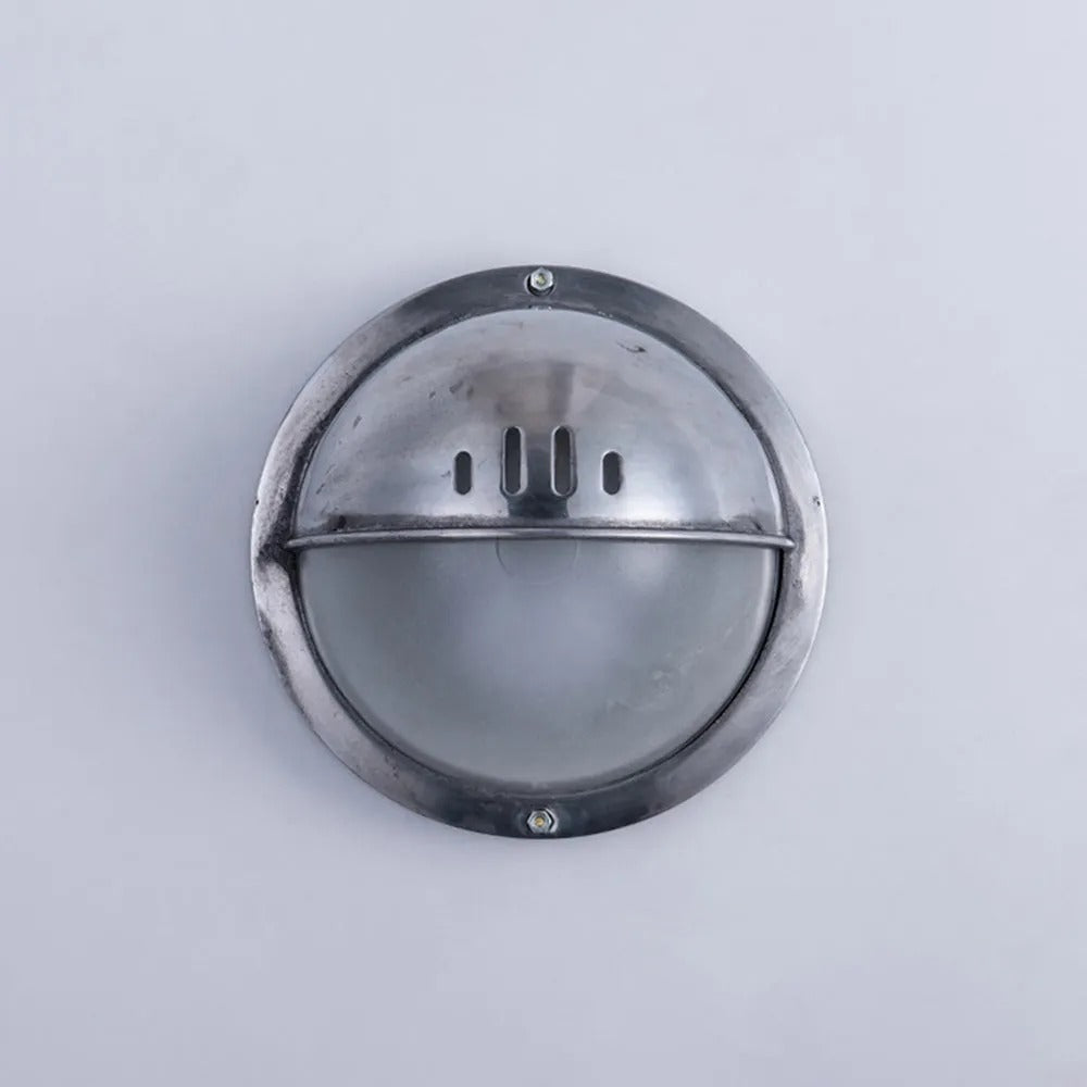 Metal And Glass Premium Geometric Outdoor Wall Light