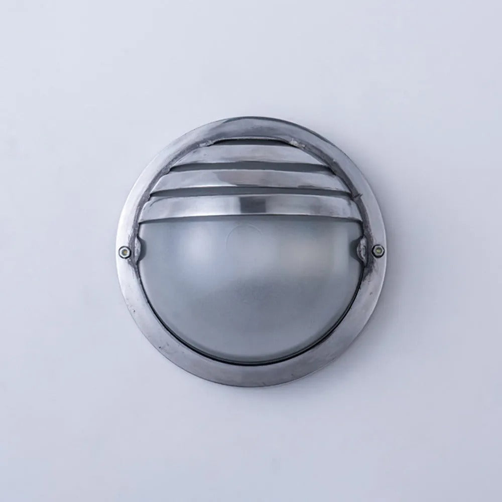 Metal And Glass Premium Geometric Outdoor Wall Light