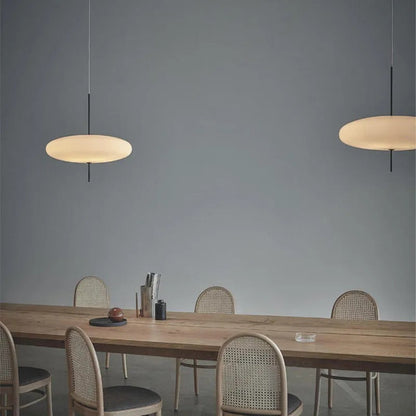 Bright White Shade Nordic Oval Pendant Light