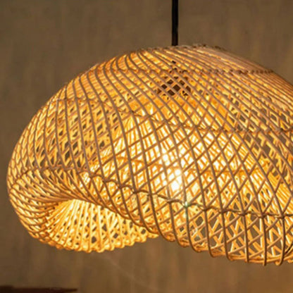 Cozy Living Rooms Rattan Pendant Light Rustic