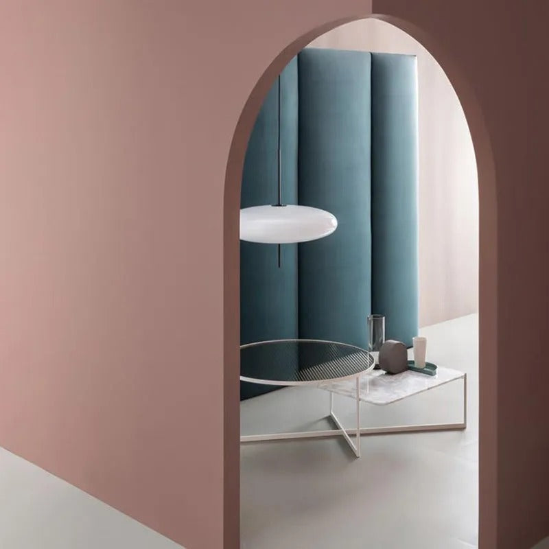 Bright White Shade Nordic Oval Pendant Light