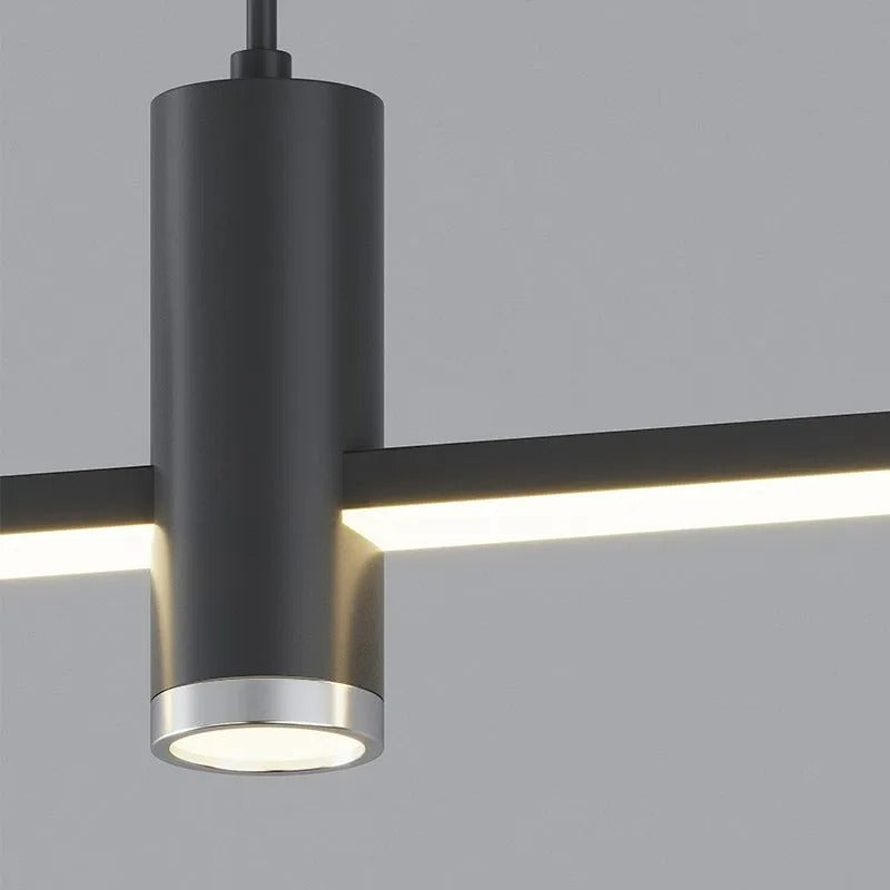 Focused Dining Illumination Modern Linear Pendant Light