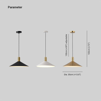 Umbrella Heritage Aria Pendant Light Soft Glow