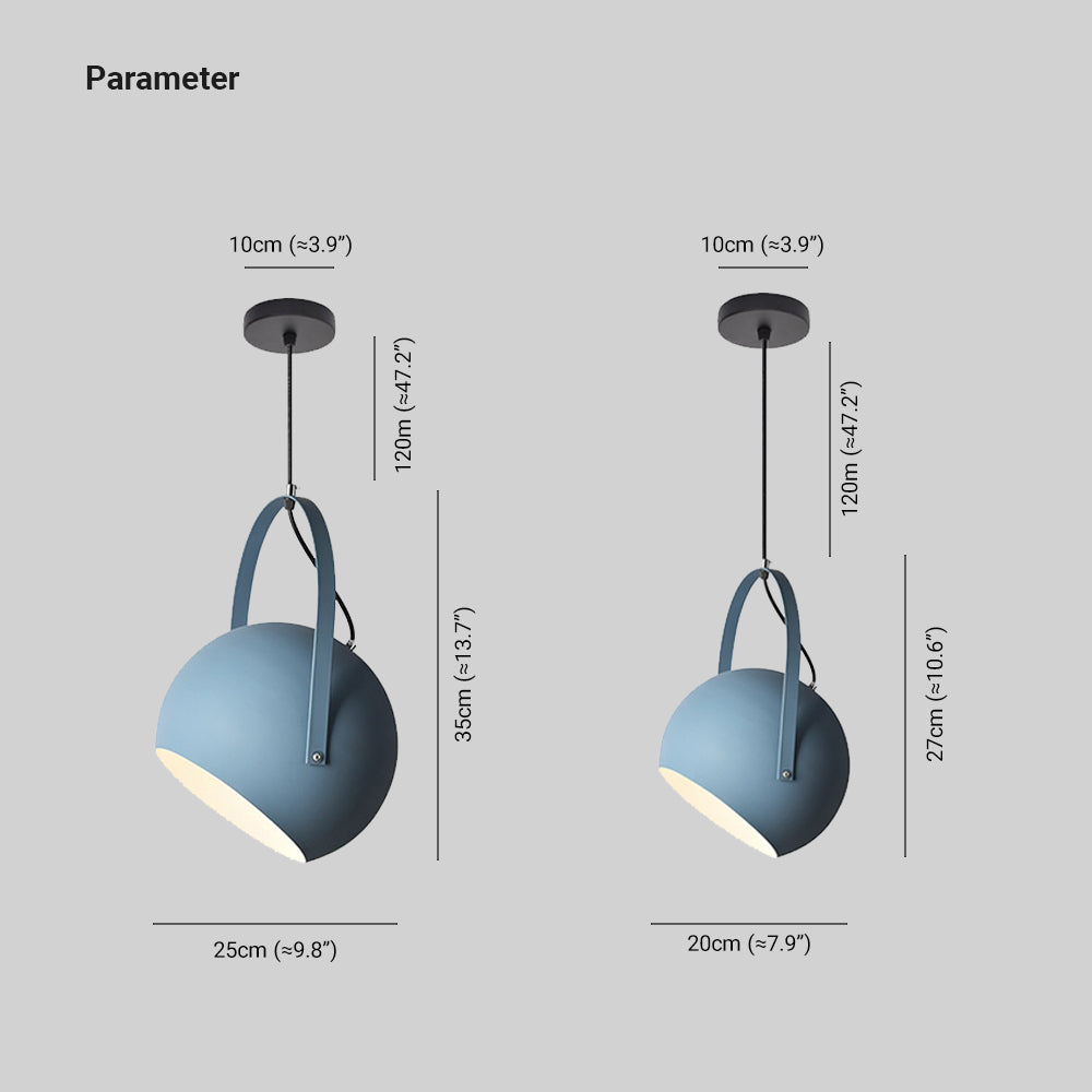 Ambient Bedroom Glow Spherical Art Deco Pendant Light