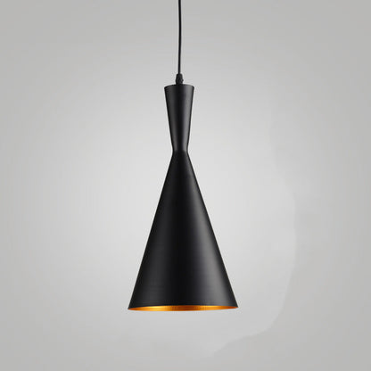 Cozy Bedroom Ambience Nordic Metal Cone Pendant Light