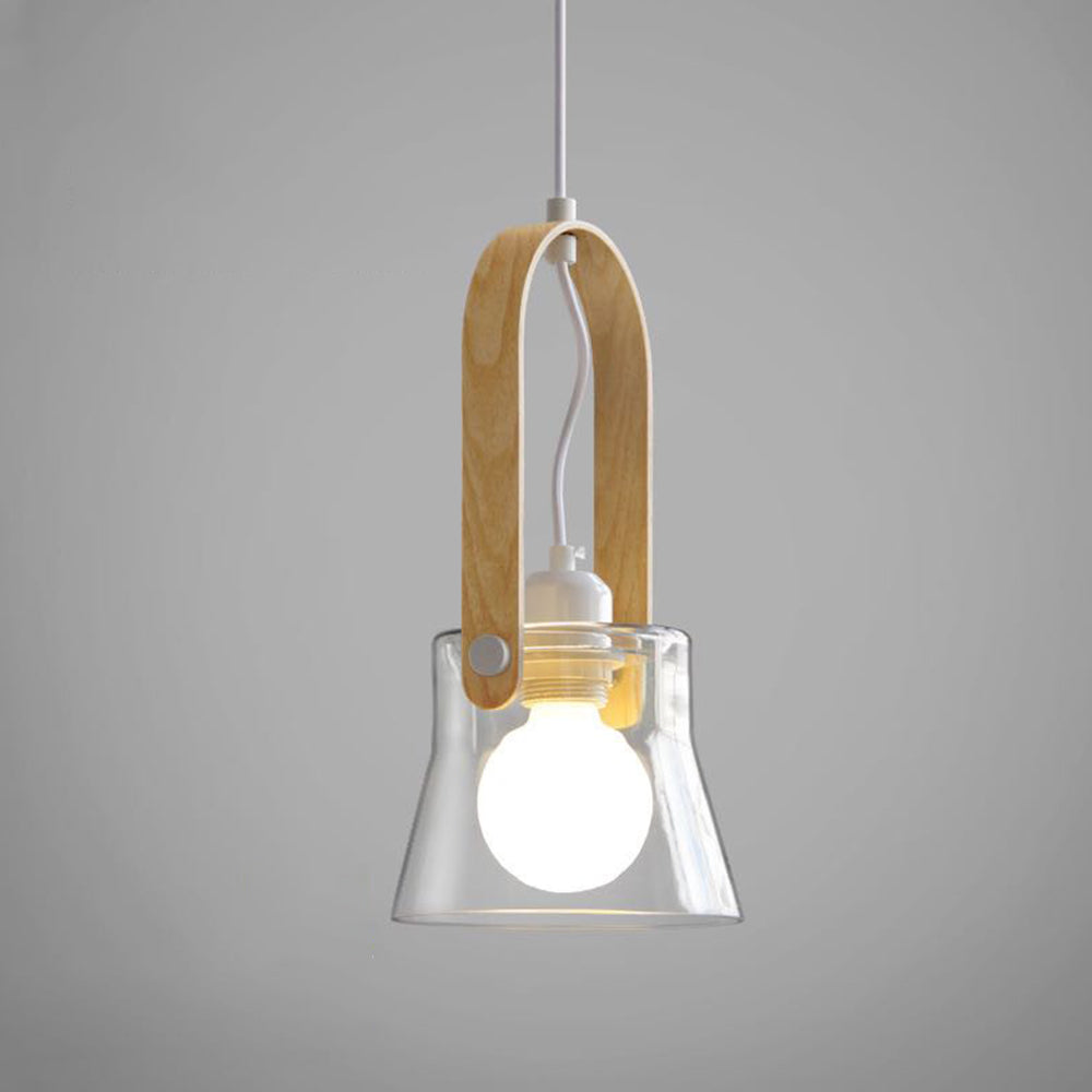 Ambient Glow Minimalist Glass Bowl Pendant Light