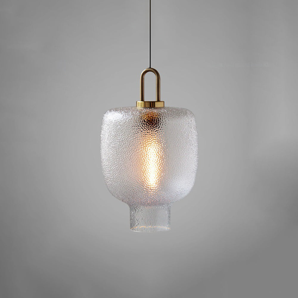 Ambient Glow Minimalist Frosted Glass Pendant Light