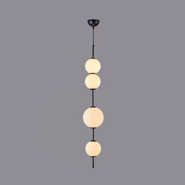 Glass And Metal Durable Ball Pendant Light