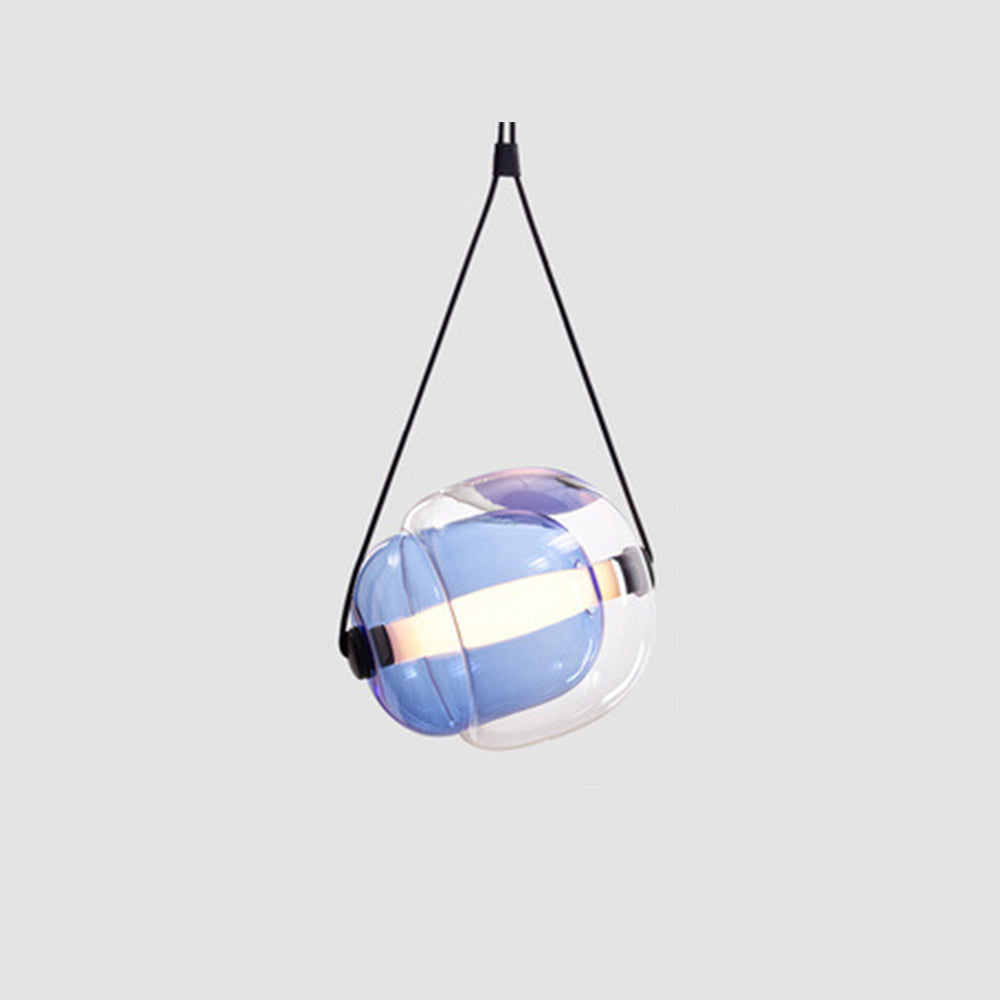 Ambient Glow Modern Glass Bubble Pendant Light
