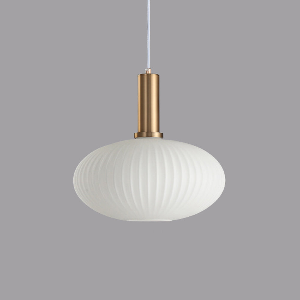 Soft Warm White Glow Bubble Glass Pendant Light