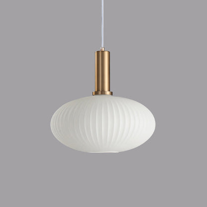 Soft Warm White Glow Bubble Glass Pendant Light