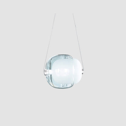 Ambient Glow Modern Glass Bubble Pendant Light