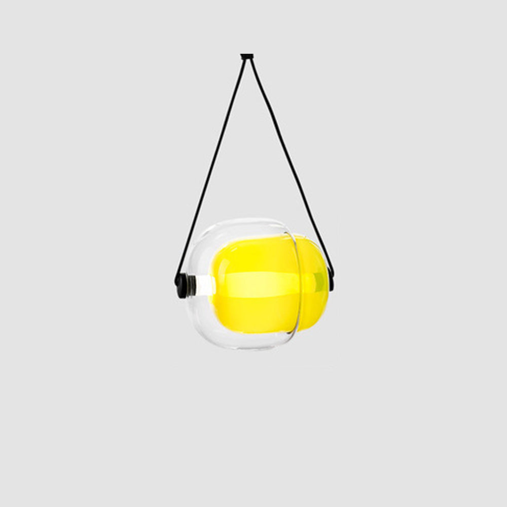 Ambient Glow Modern Glass Bubble Pendant Light