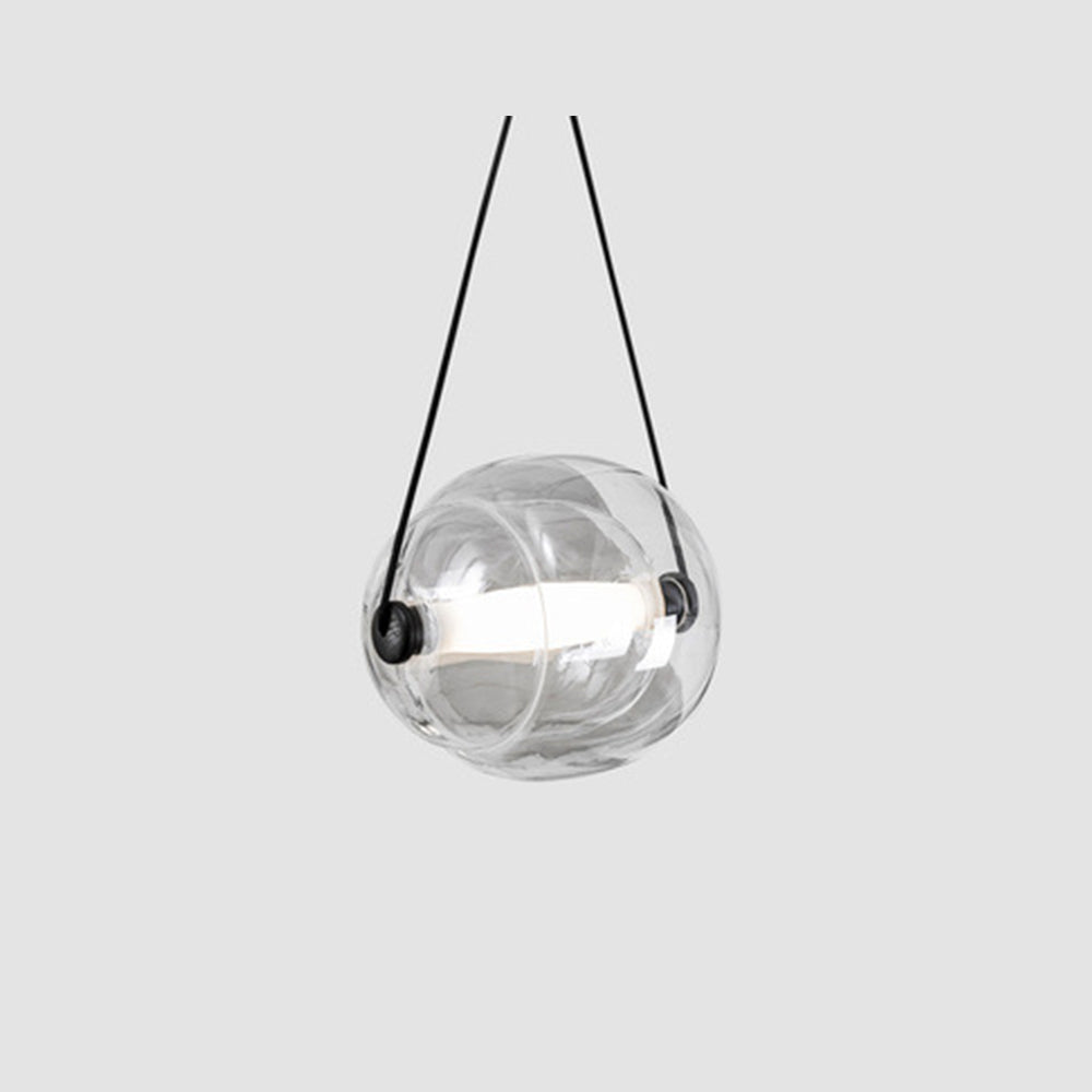 Ambient Glow Modern Glass Bubble Pendant Light