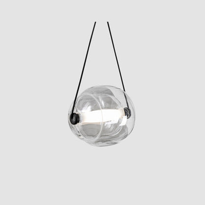 Ambient Glow Modern Glass Bubble Pendant Light