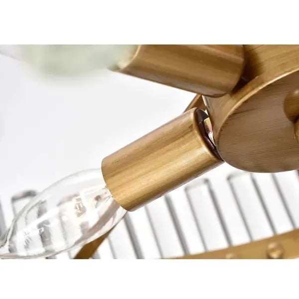 Modern Glass And Brass Ring Pendant Lights For Style By Arisha