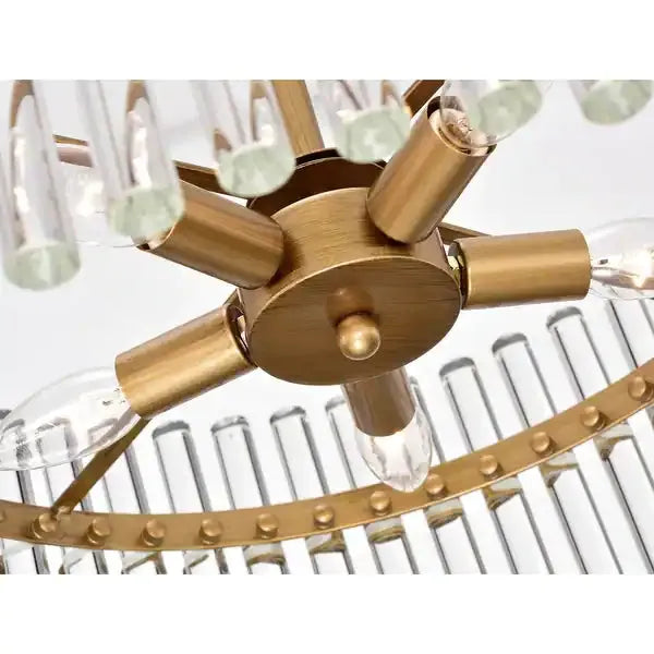 Modern Glass And Brass Ring Pendant Lights For Style By Arisha
